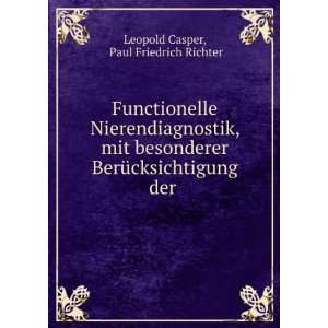   der . Paul Friedrich Richter Leopold Casper Books