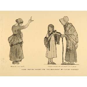  1910 Print Blue Bird Play Costumes Art Cayley Robinson 