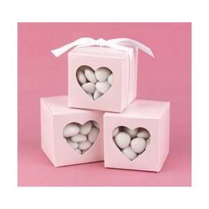    Pink Heart Shaped Window Favor Boxes Arts, Crafts & Sewing