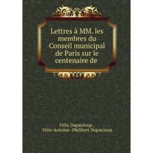  Lettres Ã  MM. les membres du Conseil municipal de Paris 