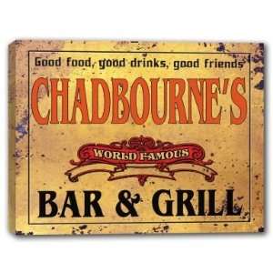  CHADBOURNES Family Name World Famous Bar & Grill 