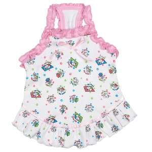 East Side Collection My Baby Puppy Dog Dress S/M Pink  