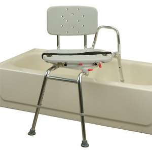 Sliding Transfer Bench Swivel Seat Bath Tub 400 lb  