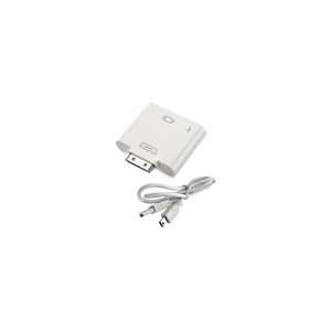  HDMI + USB Adapter (White) for Ipad apple Electronics