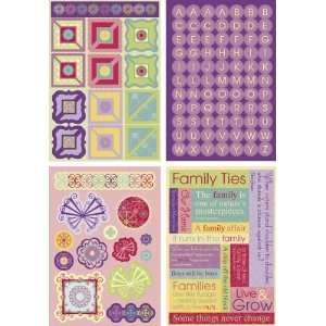   Premium Sticker Pad 8 Sheets 4.5X7 A Family Affa 