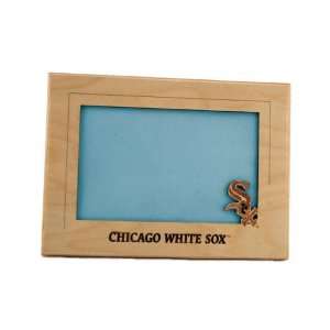  Chicago White Sox 4x6 Horizontal Wood Picture Frame: Sports & Outdoors