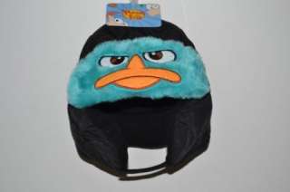 PHINEAS and & FERB PERRY Winter Trapper Hat Cap Costume 2T 3T 4T 5T 