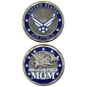  U.S. Air Force Proud Air Force Mom Challenge Coin 