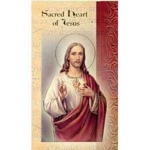  Sacred Heart of Jesus Biography Card (500 010) (F5 154 