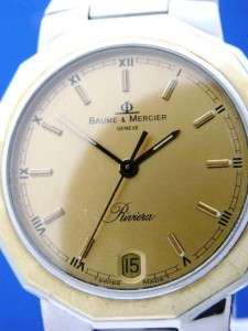Mens Baume & Mercier Riviera Stainless/Gold Watch (54902) et  