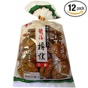 Sanko Rice Cracker Taru Yaki Goma, 4.51 Ounce Units (Pack of 12 