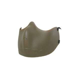   Tactical OD Iron Polymer Half Face Mask Airsoft: Sports & Outdoors