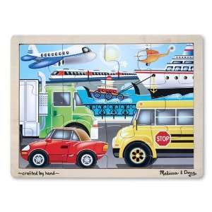  Melissa & Doug On the Go (Vehicles) Jigsaw (12 pc): Toys 