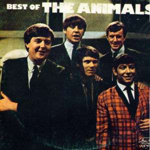 Best Of The Animals LP Greek only cover 5 tracks 1975  