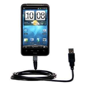 Classic Straight USB Cable for the HTC Inspire 4G with Power Hot Sync 