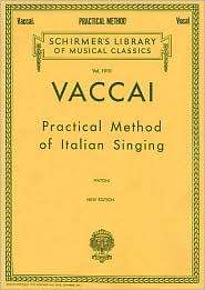 Vaccai   Practical Method of Italian Singing For Mezzo Soprano, Alto 