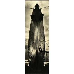  1933 Print U. S. S. Indianapolis Bow Ship Navy Boat Aikins 