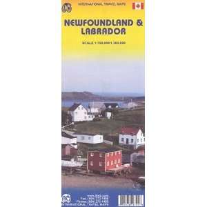  Newfoundland and Labrador 1750,000 / 1385,000 Travel Map 