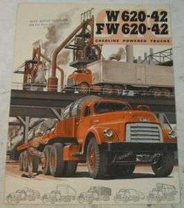 GMC 1954 W620 42, FW620 42 Trucks Sales Brochure  