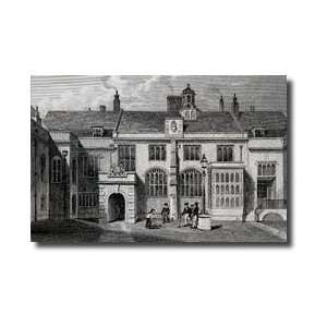  Pensioners Hall Charter House Engraved By John Rogers 1830 