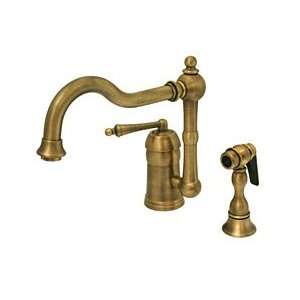   One Handle Kitchen Faucet WH3 3190P Pewter: Home Improvement