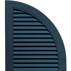 Louvered Design Quarter Round Tops in Classic Blue   Set of 2:  