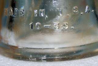 HEMINGRAY 16 Glass Insulator   CD 122   Clear   Mold 10 / 1940  