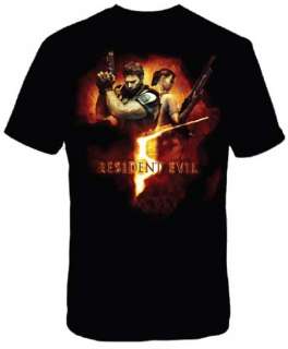RESIDENT EVIL 5 T Shirt Tee NEW Chris Art (Adult/MEN XL  