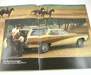 1969 69 BUICK DELUXE BROCHURE GS Wildcat Riviera LeSabre Electra 