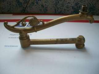 Vtg. Ornate Solid Brass Swing Arm Floor,Torchiere,Bridge Lamp Parts 