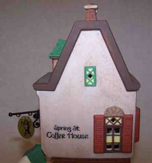 Dept 56 SPRING ST COFFEE HOUSE Christmas in the City  