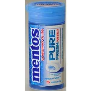  Mentos Sugarfree Chewing Gum Pure Fresh   Mint Case Pack 