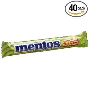 Mentos Sours Candy, 1.32 Ounce Rolls (Pack of 40)  Grocery 