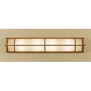 Bathroom Lighting Corbusier 20 inch Light Bar w/ Carmel Swirl Glass 