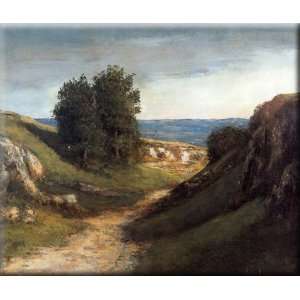   Guyere 16x14 Streched Canvas Art by Courbet, Gustave