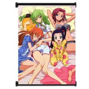  Code Geass C.C. Kallen Girls Slumber Party Anime Fabric 