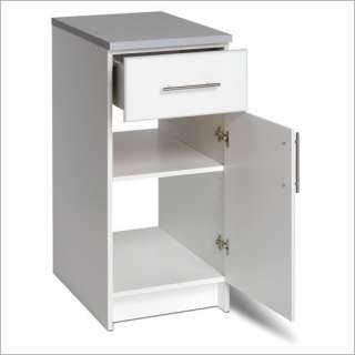 White Kitchen/Garage/Laundry/Basement 4 Shelves Storage Cabinet