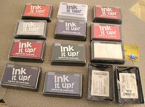 Ink It up ! pigment ink pads low cost nice colors  