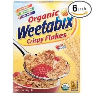 Weetabix Organic Crispy Flakes Cereal, 12 Ounce Boxes (Pack of 6 