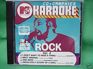 Hot Rock Hits~*~MTV Karaoke~8102~*~Meet Virginia~*~CD+G  