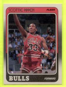 1988 89 Fleer Scottie Pippen Card 20 of 132  