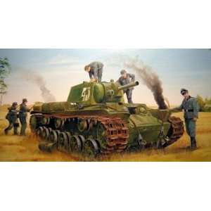  Trumpeter 1/35 Soviet KV 8 Heavy Tank Model Kit: Toys 