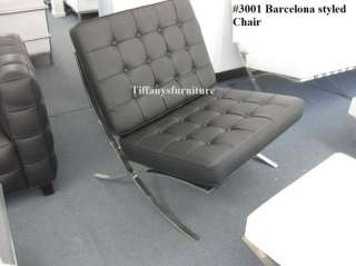 PC Modern Barcelona Styled Leather Chair #3001 (Generic Replica 