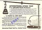 1912 INTERNATIONAL STOCK HOG FEED 