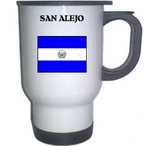  El Salvador   SAN ALEJO White Stainless Steel Mug 
