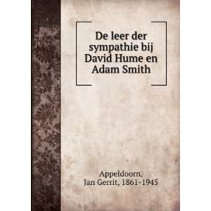   bij David Hume en Adam Smith Jan Gerrit, 1861 1945 Appeldoorn Books