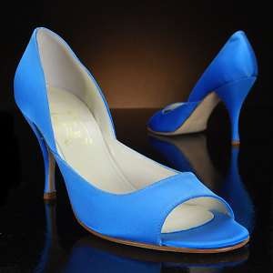 Something Bleu Caramel Dyed Blue Shoes  