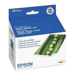  EPSON T014201 (T014401) Ink Cartridge, Tri Color (Cyan 