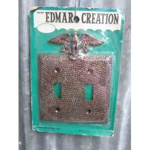: Mid century edmar creation 60s metal copper toned hammered american 