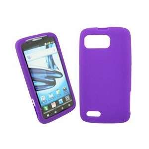  Purple Silicone Skin for Motorola Atrix 2 Electronics